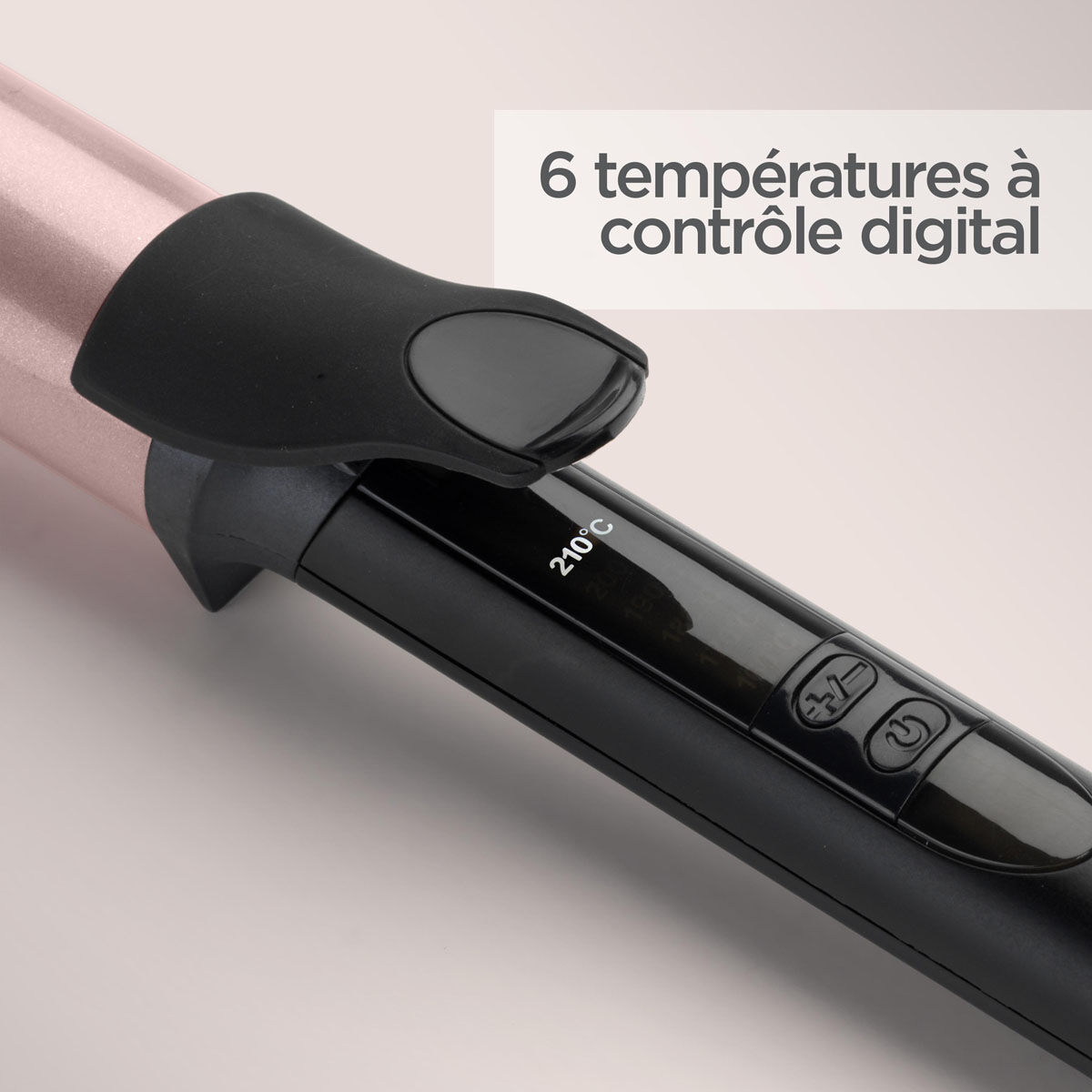 6 r&eacute;glages de temp&eacute;rature &agrave; contr&ocirc;le digital